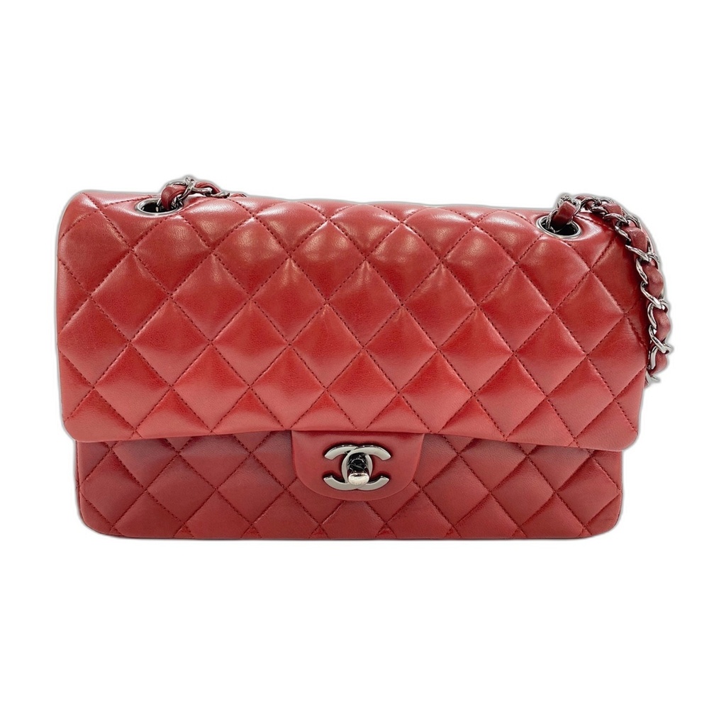 CHANEL Matelassé 25 Shoulder Bag, Red